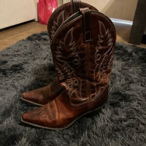 Laredo Brown Western Cowboy Boots Womens